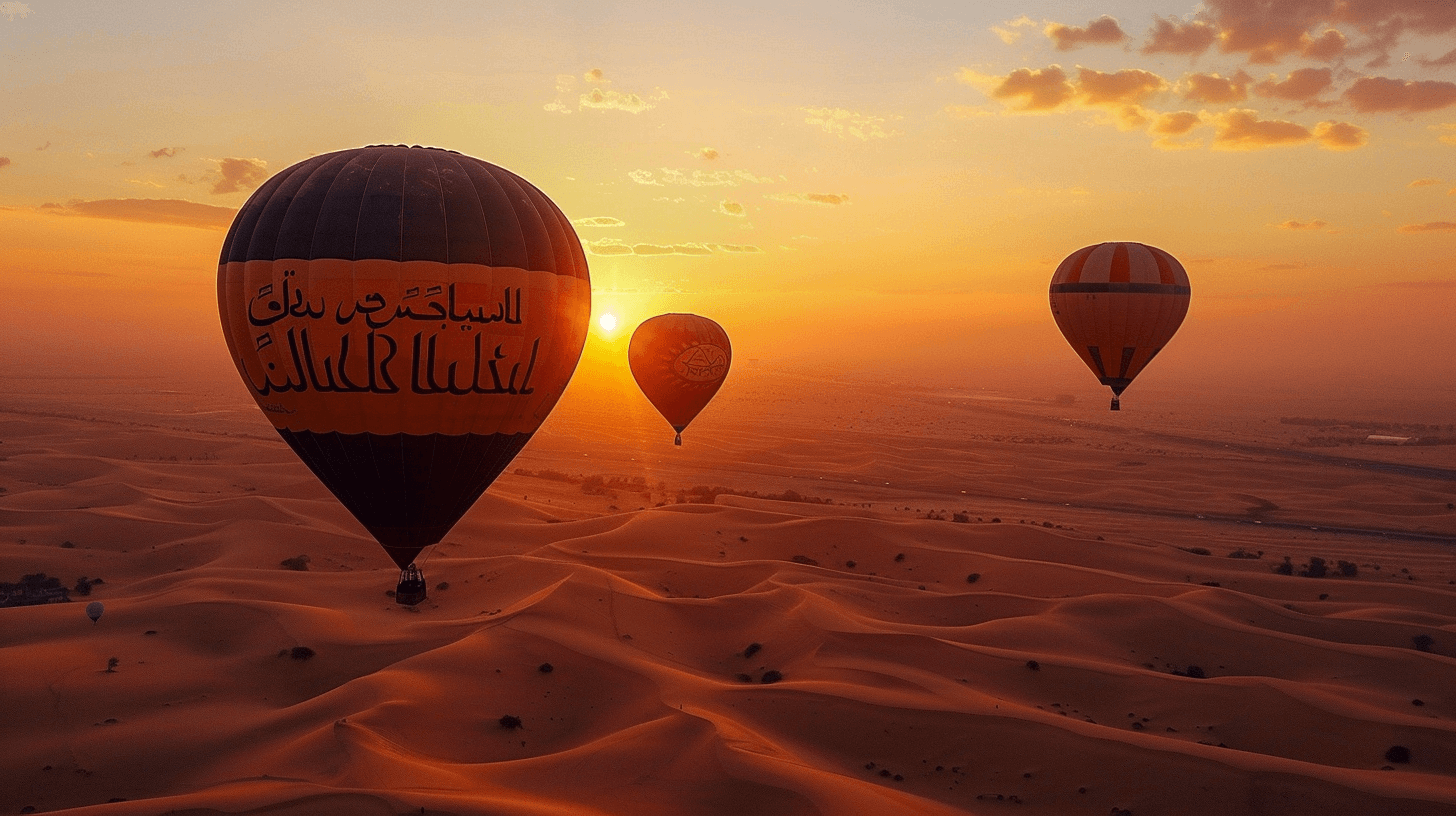 Morning Balloon Ride in Palm Jumeirah Dubai 