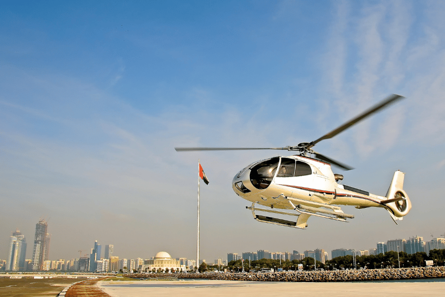 Eco-Friendly Helicopter Ride in Palm Jumeirah Dubai Practices